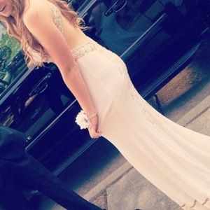 Women Hailey Logan White Prom dress